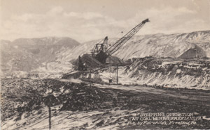 Strip mining near Freeland