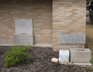 Collected Roman Catholic cornerstones