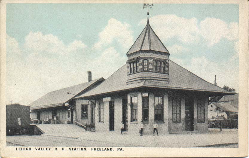 Freeland LVRR depot