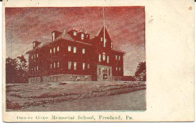 Daniel Coxe Memorial School, Freeland