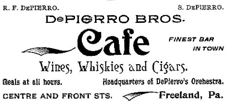 DePierro Bros. Cafe ad