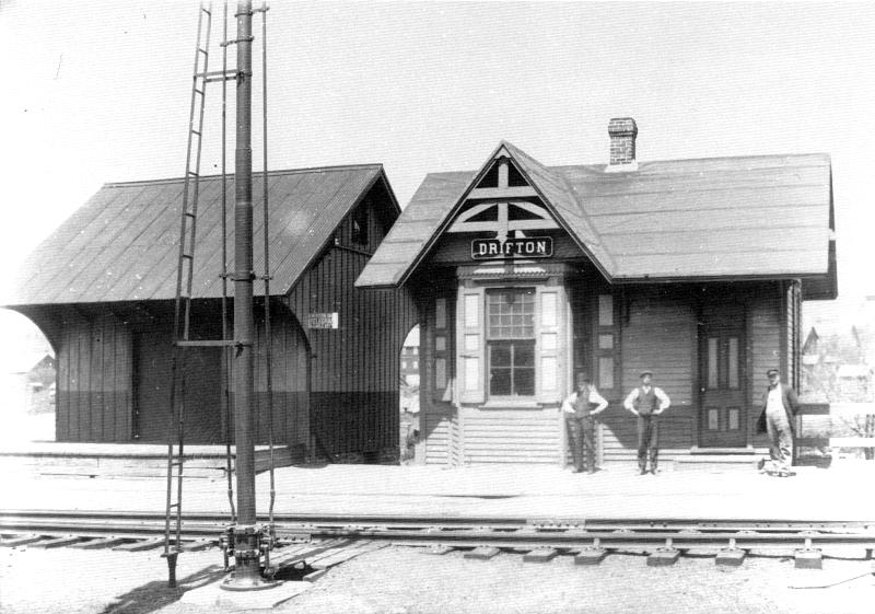Drifton railroad depot