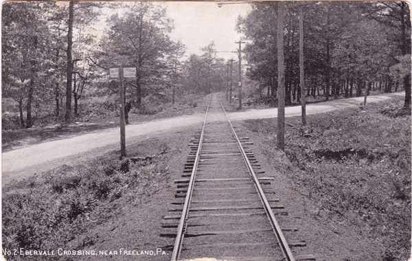 Ebervale trolley crossing