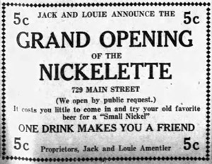 Nickelette grand opening, 