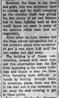 Fire at DiSpirito's, February 1931