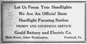 Gould Battery and Electric Co., 1928 ad