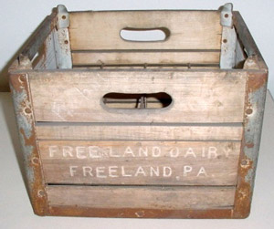 Freeland Dairy milk
                crate