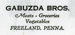 Gabuzda Bros. letterhead