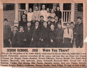 Jeddo School students, 1918