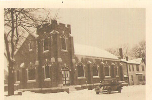 Calvary Church in winter