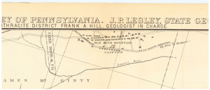 Buck Mountain OR Clifton, 1888 map detail