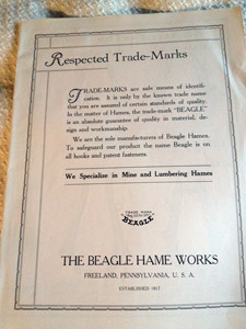 Beagle Hame Works sales brochure
