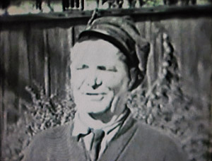 John Tancin at his garage on Washington Street, 1939