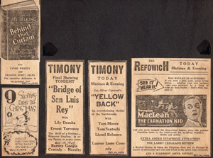 Refowich and Timony theatre ads