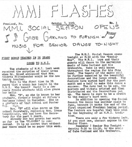 MMI Flashes newsletter 1958