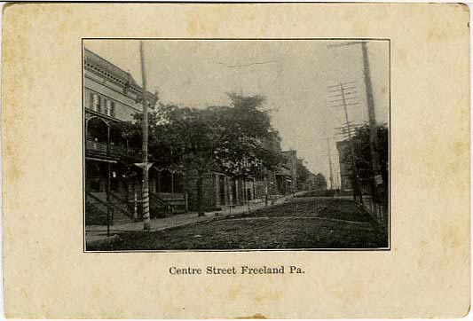 Central Hotel, postcard
