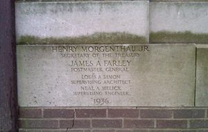 Post Office cornerstone