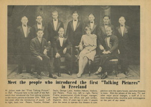 Refowich Theatre staff, 1929