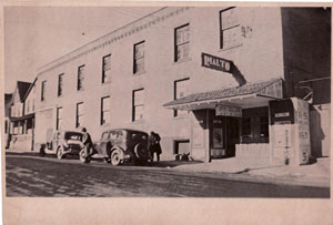 Rialto Theater, in the former Timony Hall