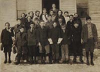 Unidentified school students