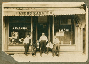 Andro Kasarda's saloon