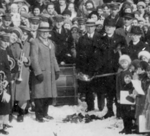 St. Ann's school, etc. groundbreaking, 1929