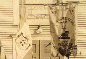 St. Anthony's men and boys, early 1900s, detail