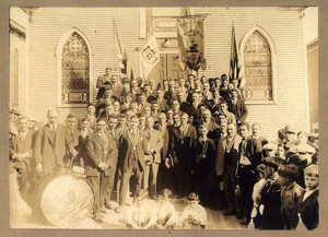 Men and boys of St. Anthony's Church