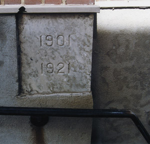 St. Anthonys old cornerstone, 1901-1921