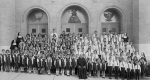 St. Mary's School group photo, early 1960s