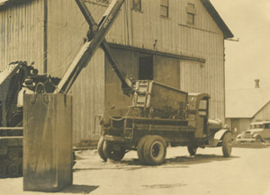 Frank N. Becker Patent photo for loading coal trucks
