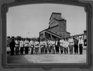 Edward E. Davis and co-workers at a local breaker