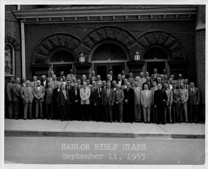 Harlor Bible Class, Hazleton, 1955