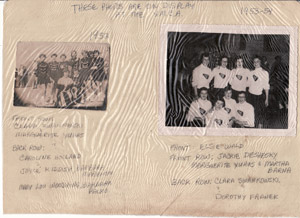 FHS Cheerleaders and Majorettes, 1950s