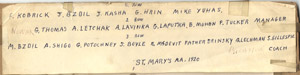 St. Mary's A.A. 1920