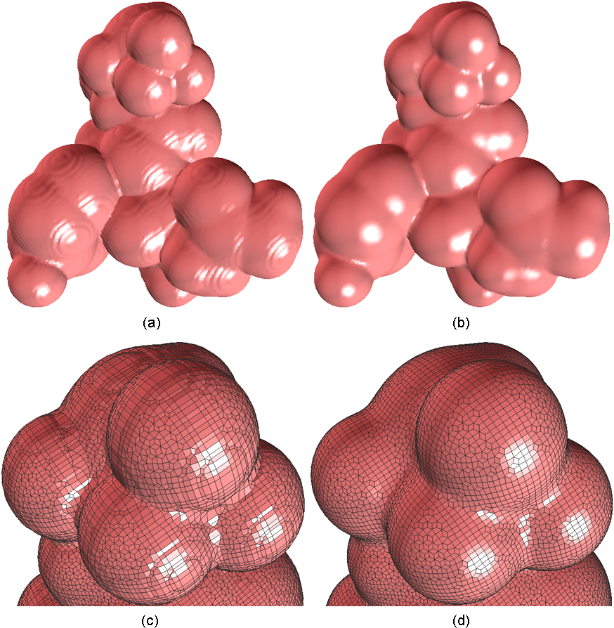 Surface Smoothing and Quality Improvement of Quadrilateral