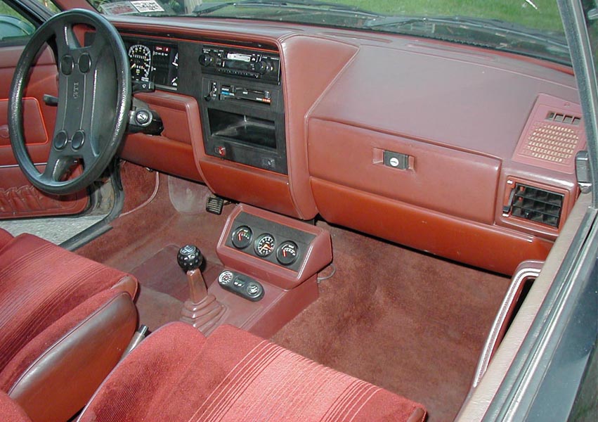 dash from passenger's side