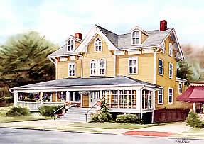Drawing of Majestic Star Inn, Cape May
