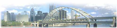 Fort Pitt Bridge in Pittsburgh, Pennsylvania