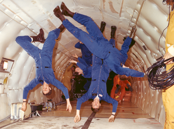 Mercury Astronauts on the Vomit Comet (1959)