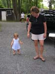 strolling with aunt Tam