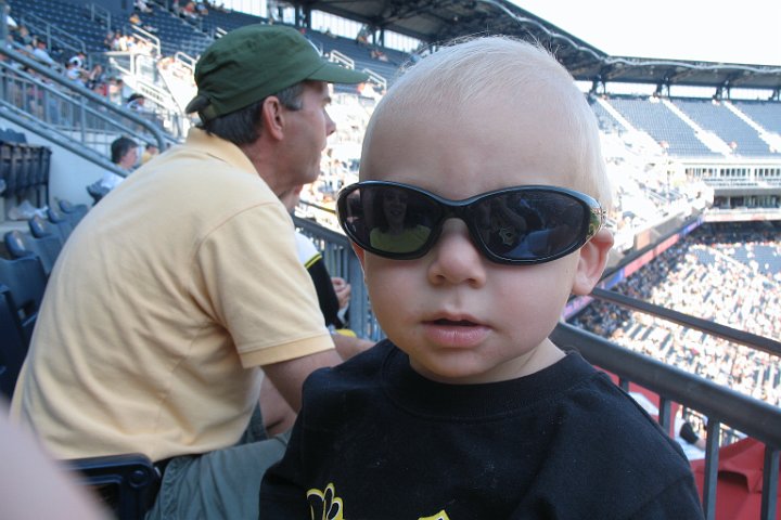 IMG_3786.JPG - Good thing I can't see out of these glasses--I'm at a Pirates game!