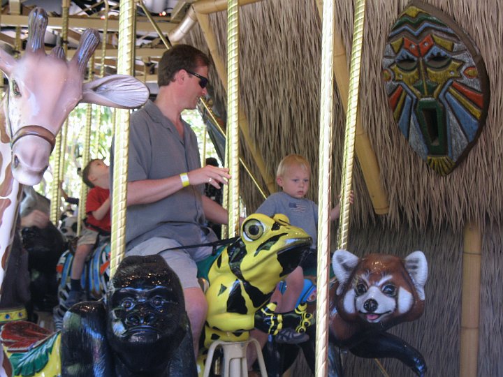 IMG_4511.JPG - Riding the merry-go-round at the San Diego Wild Animal Park.
