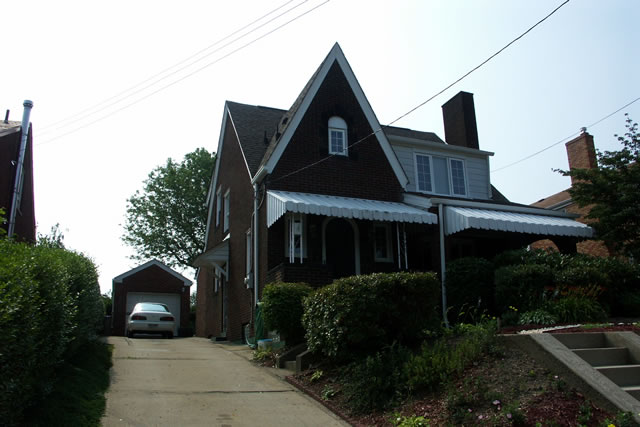 House Up the Driveway