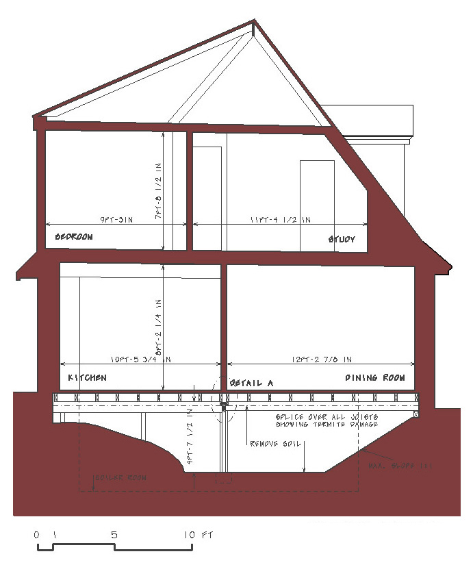 crawlspace section