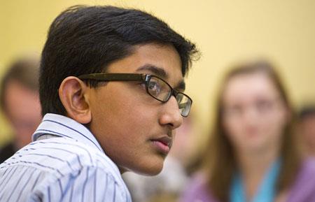 Picture taken at the Siemens
  Competition